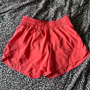 Lululemon Track That Lined Short Size 8 Coral/ Pink